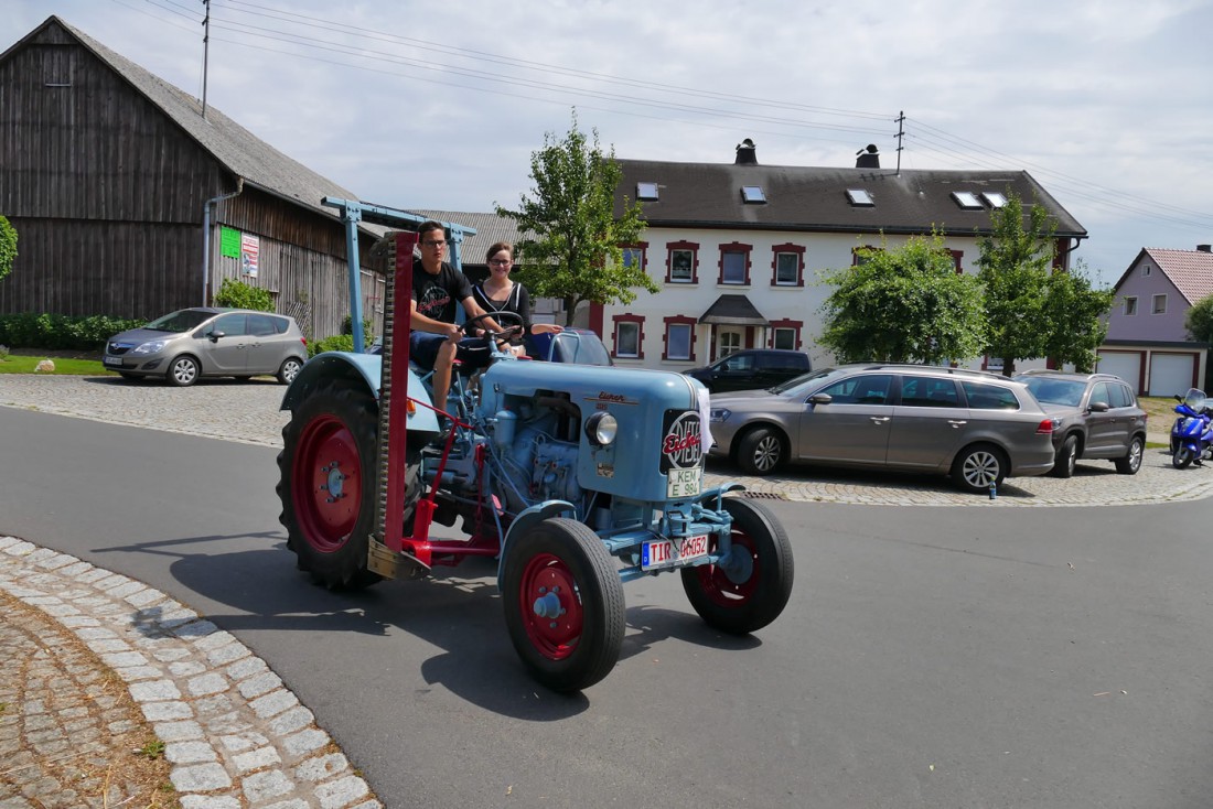 Foto: Martin Zehrer - EICHER Diesel, auf der Rundfahrt durch Oberwappenöst. 