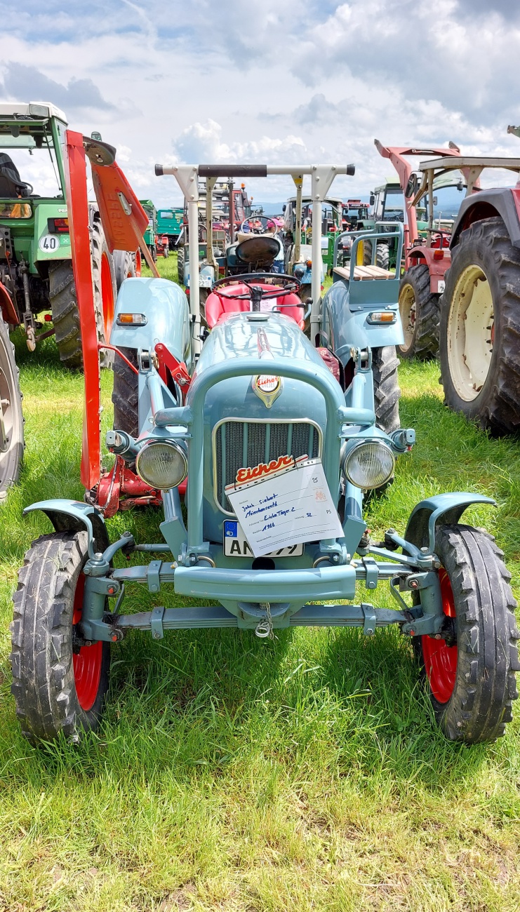 Foto: Martin Zehrer - Oldtimer-Schlepper an der Kappl... so arbeiteten unsere Eltern und deren Eltern auf den Schleppern...<br />
<br />
Eicher Tiger, 3 Zylinder Luftgekühlt 