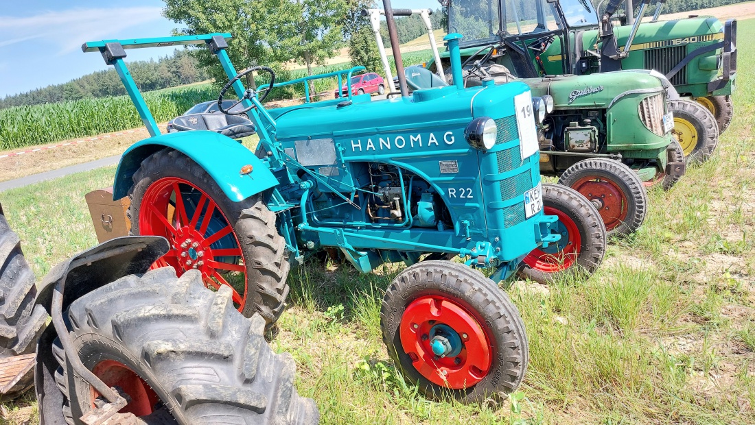 Foto: Martin Zehrer - Ein wunderschöner Hanomag Oldtimer, gesehen in Oberwappenöst auf dem Bulldog-Treffen... 