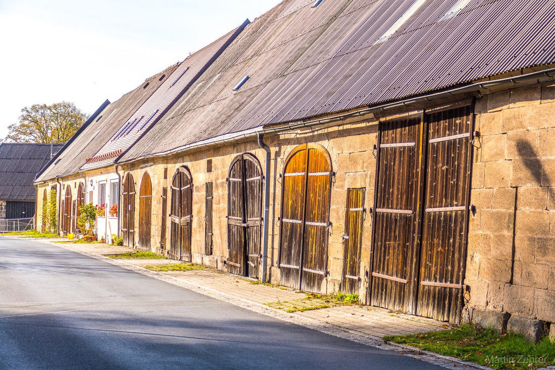 Foto: Martin Zehrer - Einmalig historisch... Scheunenfront in Kemnath. 