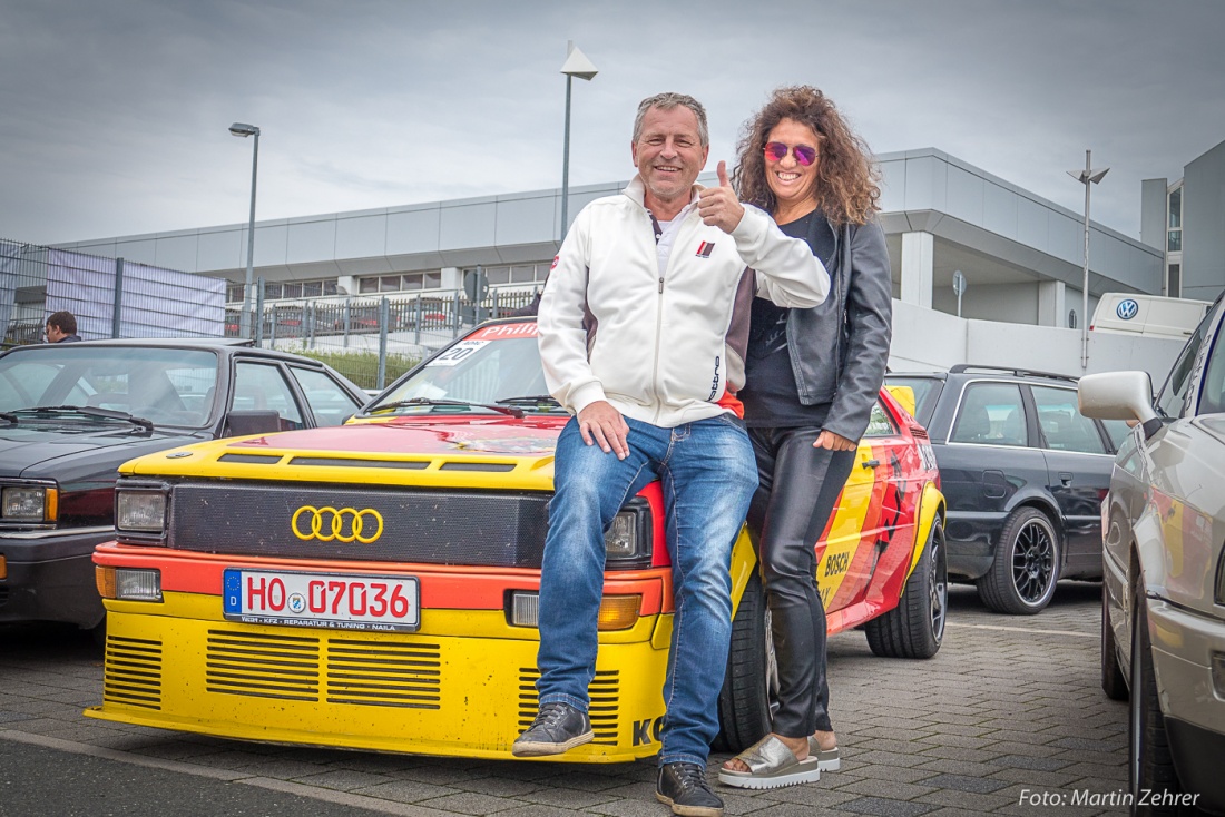 Foto: Martin Zehrer - 5-Zylinder-Tage in Bayreuth... Ein Ur-Quattro der ersten Serie, aber mit 20V-Turbo-Motor versehen. 