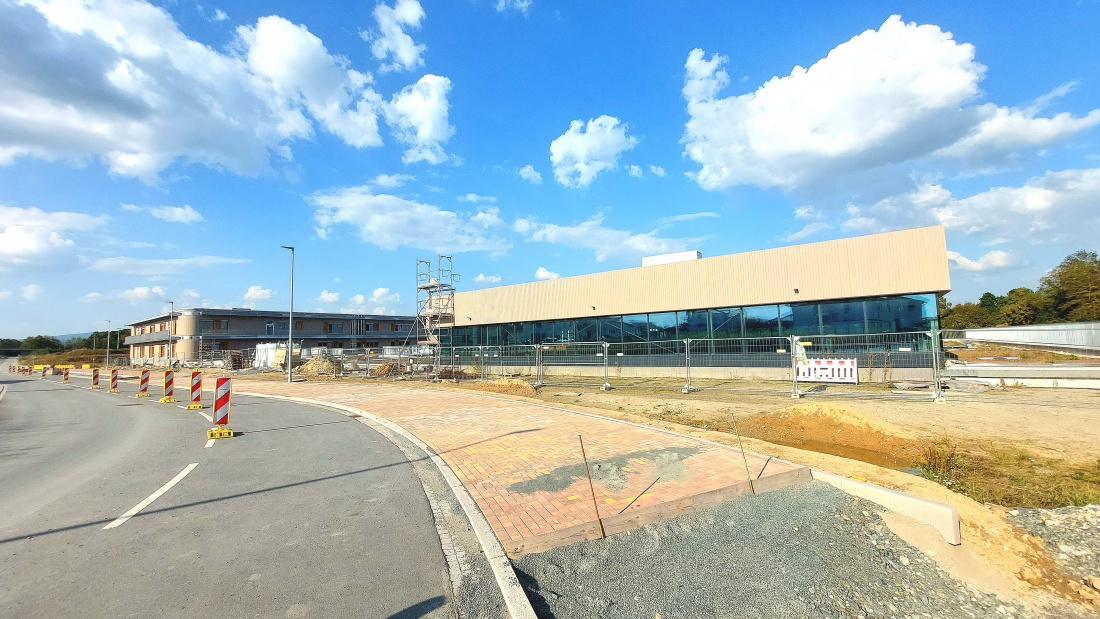 Foto: Martin Zehrer - Realschul-Baustelle in Kemnath am 18. September 2024. 