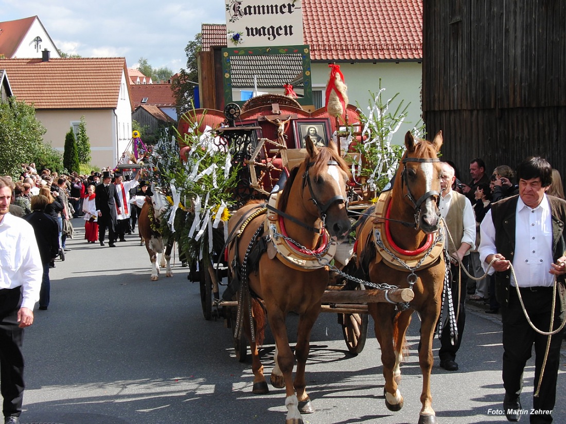 Foto: Martin Zehrer - Historischer Erntedankumzug in Kastl 19. September 2010...<br />
<br />
Nur alle zehn Jahre findet in Kastl bei Kemnath der historische Erntedankumzug statt.  