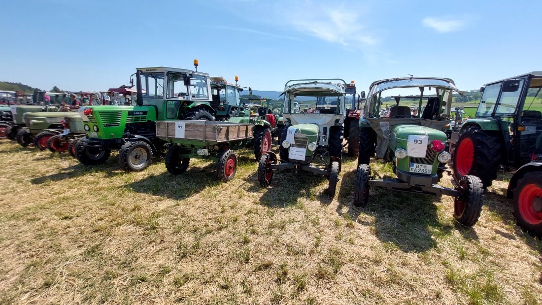 Foto: Martin Zehrer - Oldtimer-Schlepper gesehen auf dem Oldtimer-Treffen in Oberwappenöst.  