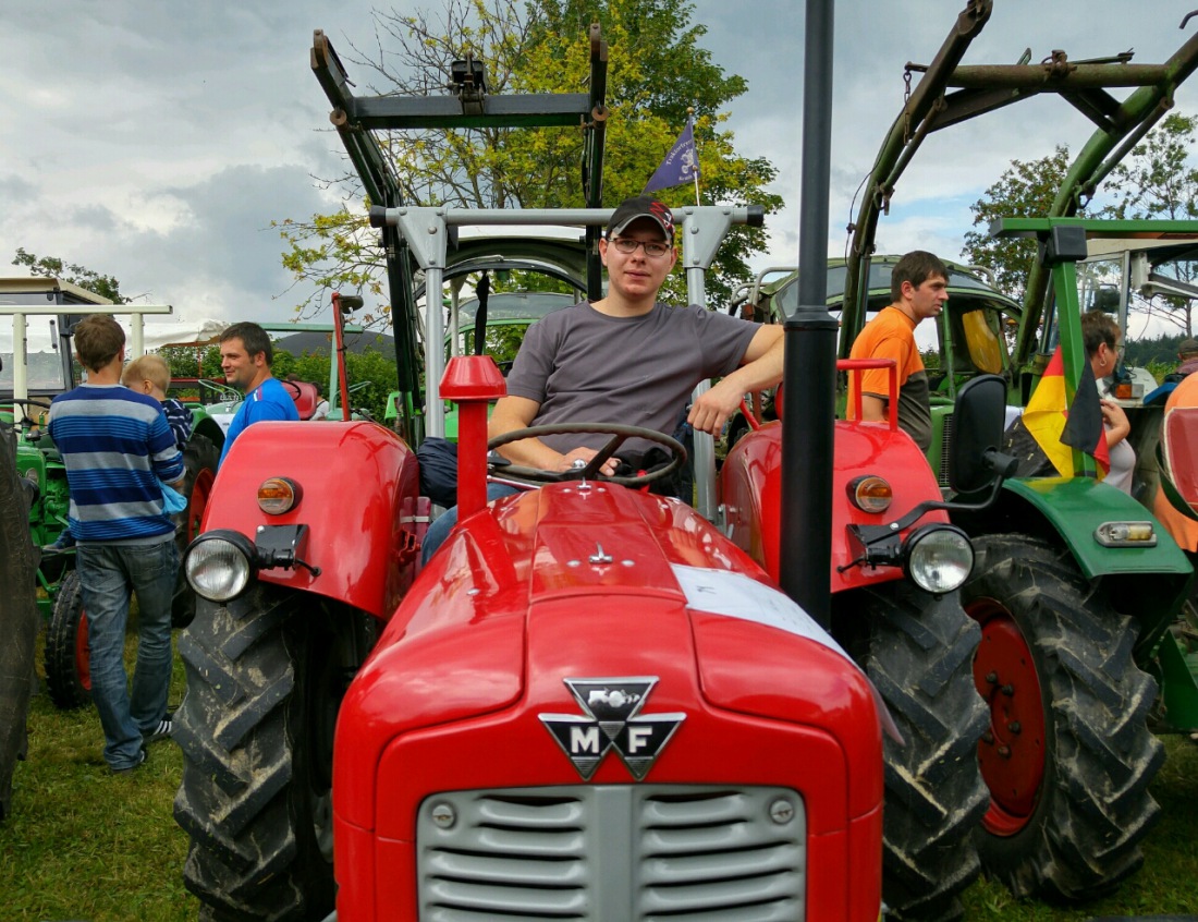 Foto: Martin Zehrer - Ein Ferguson, gesehen beim Bulldogtreffen in Oberwappenöst...<br />
Der Besitzer kaufte diesen Traktor für ein paar hundert Euros und restaurierte den Schlepper Stück für Stüc 