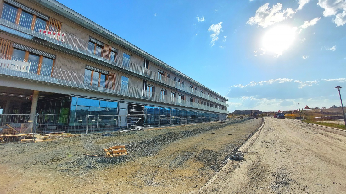 Foto: Martin Zehrer - Realschul-Baustelle in Kemnath... 