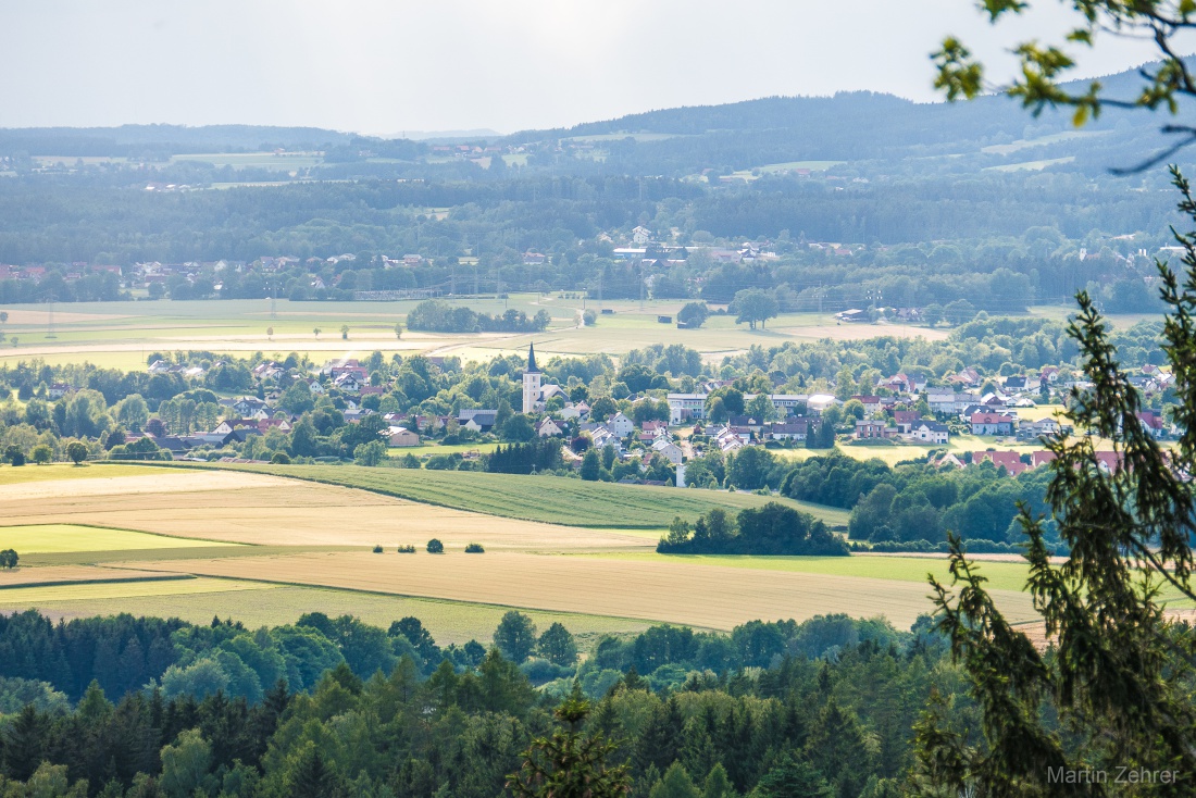 Foto: Martin Zehrer - Der Blick von Godas aus in Richtung Kulmain... 