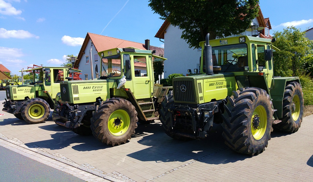 Foto: Martin Zehrer - Püttner-Brauerei-Hoffest in Schlammersdorf mit MB-Trac-Treffen... 