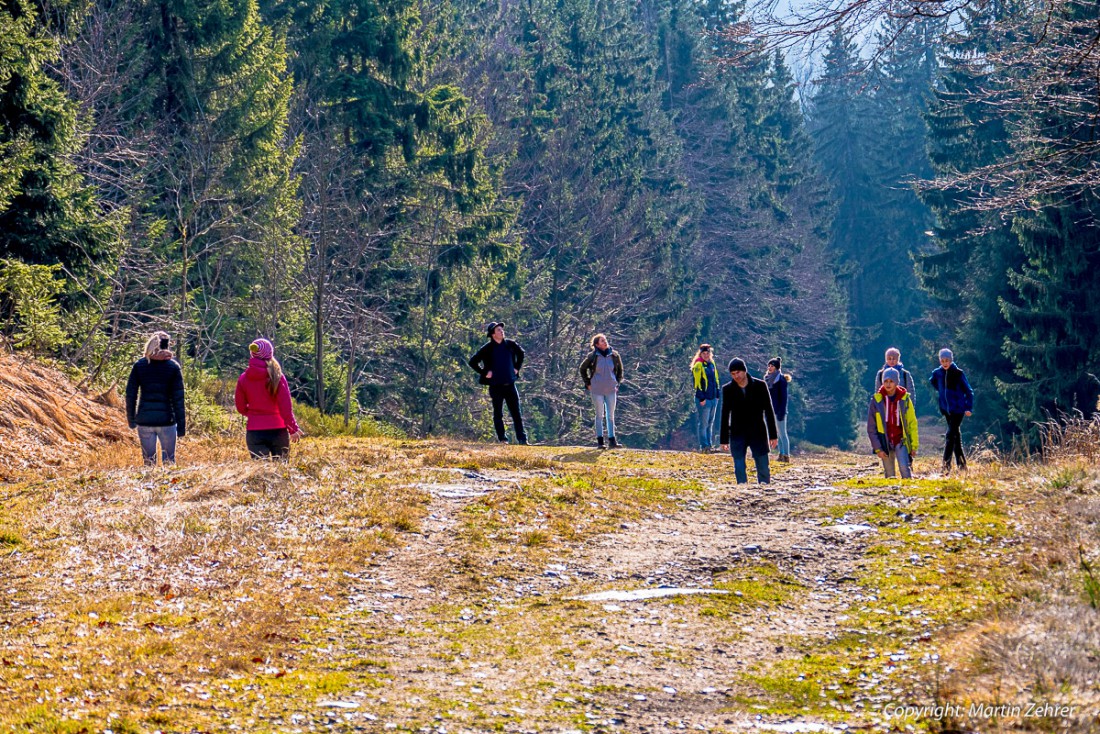 Foto: Martin Zehrer - Beim Aufstieg zum Ochsenkopf-Gipfel - Werden wir verfolgt? ;-) 