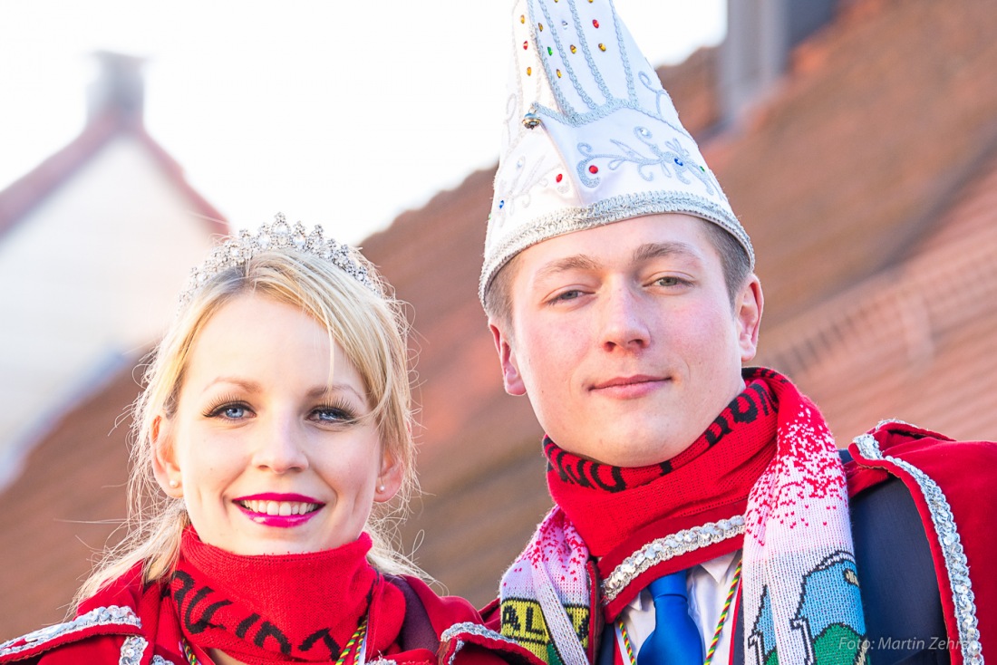 Foto: Martin Zehrer - Das Prinzenpaar - Fasching in Waldeck 2017... viele Narren, lustiges Volk und Hammer-Wetter :-) 