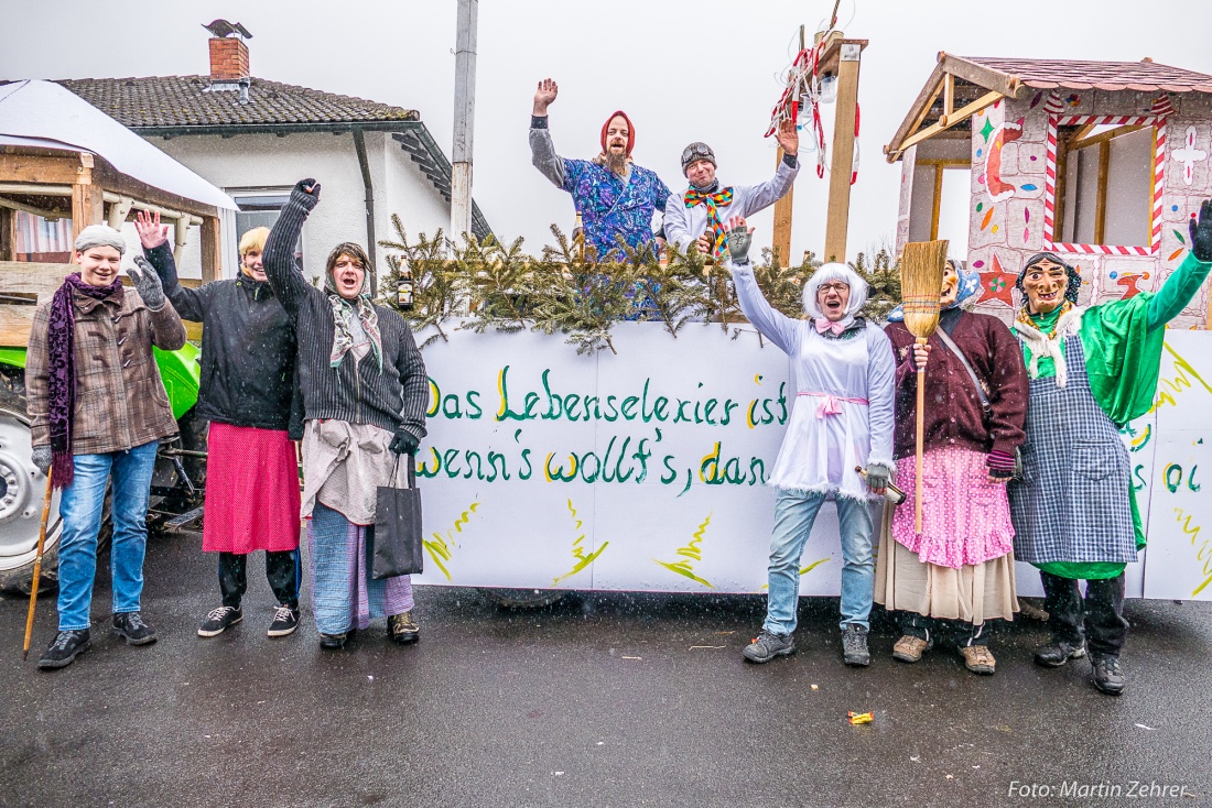 Foto: Martin Zehrer - Gaudi, Gaudi, Gaudi!!! Faschingszug des WCV durch Waldeck am 11. Februar 2018! 