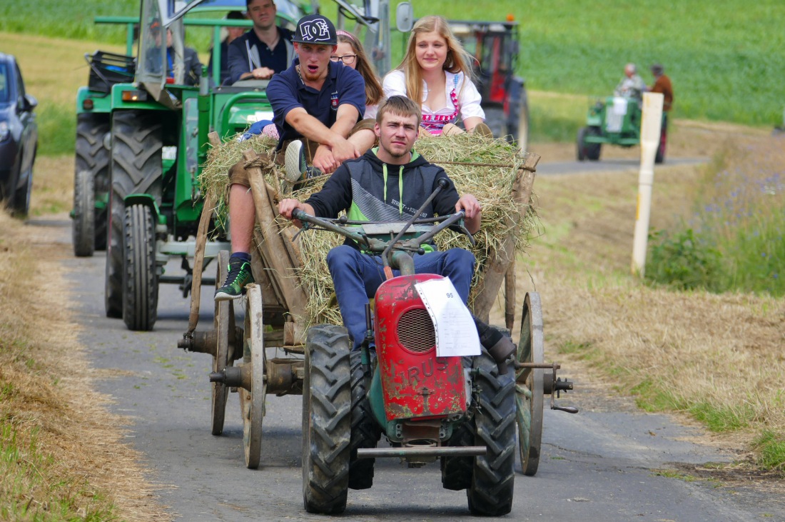 Foto: Martin Zehrer - Traktortreffen 2016 in Oberwappenöst<br />
Trotz Regen am Vormittag kamen an diesem Sonntag ca. 120 Oldtimer-Bulldogs und unzählige Besucher. Zum Mittag hin klarte das Wetter  