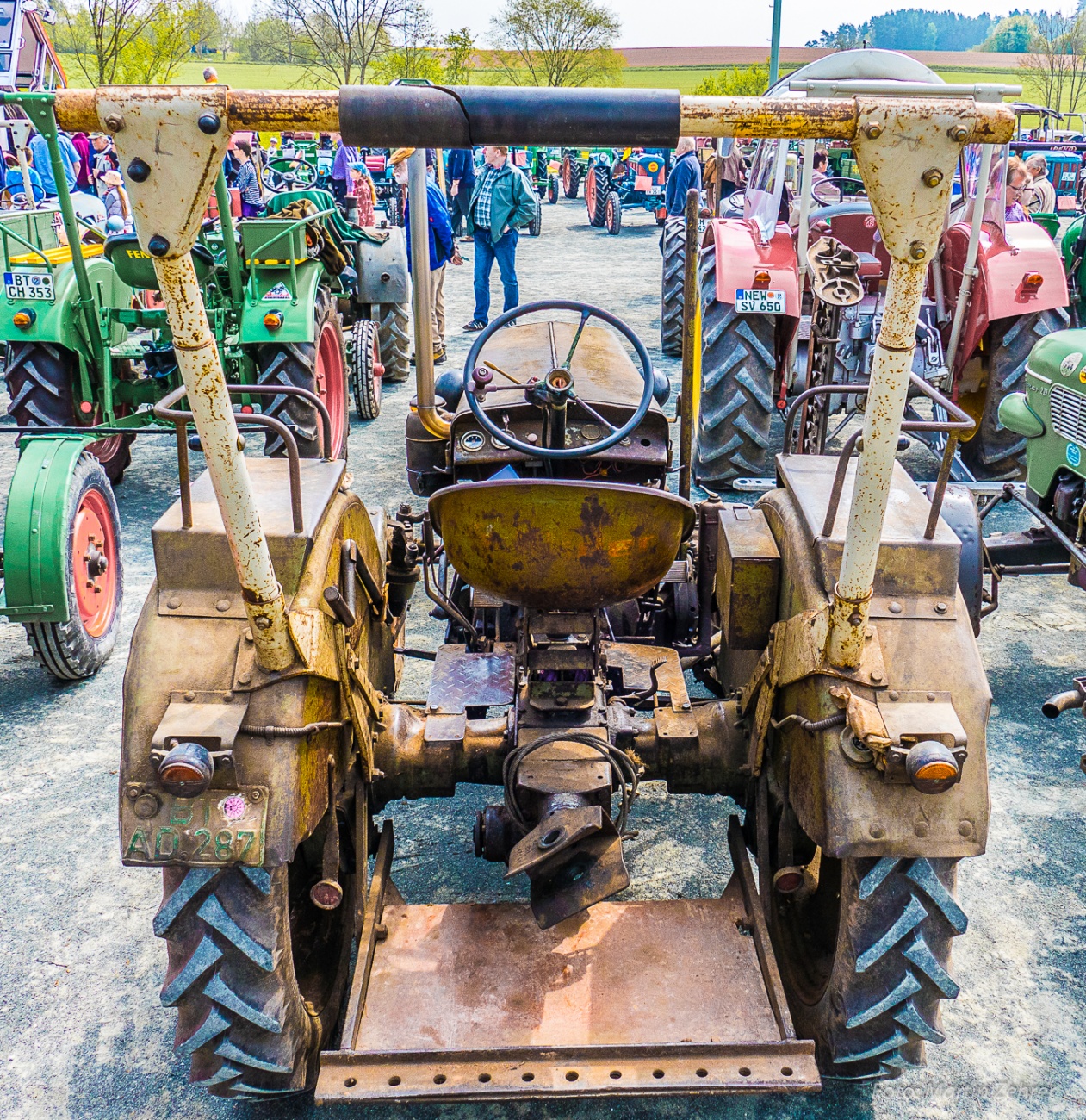 Foto: Martin Zehrer - Ein Schlüter-Schlepper, gesehen auf dem Bulldogtreffen in Kirchenpingarten 