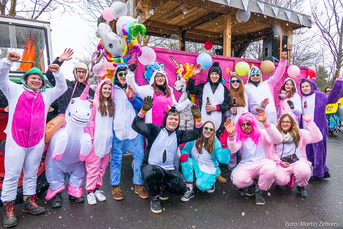 Foto: Martin Zehrer - Gaudi, Gaudi, Gaudi!!! Faschingszug des WCV durch Waldeck am 11. Februar 2018! 