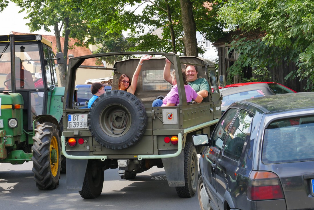 Foto: Martin Zehrer - Ein besonderes Fahrzeug. Gesehen auf dem Bulldogtreffen der FFW Oberwappenöst. 