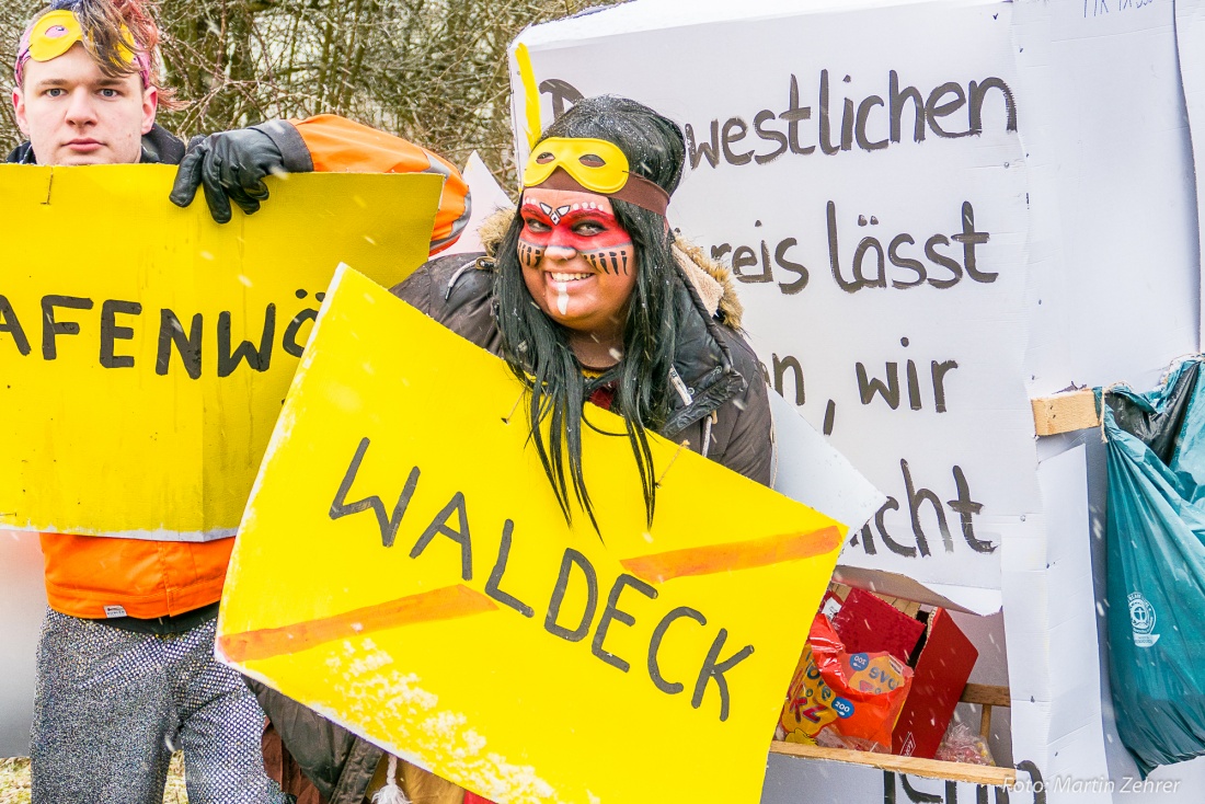 Foto: Martin Zehrer - Gaudi, Gaudi, Gaudi!!! Faschingszug des WCV durch Waldeck am 11. Februar 2018! 