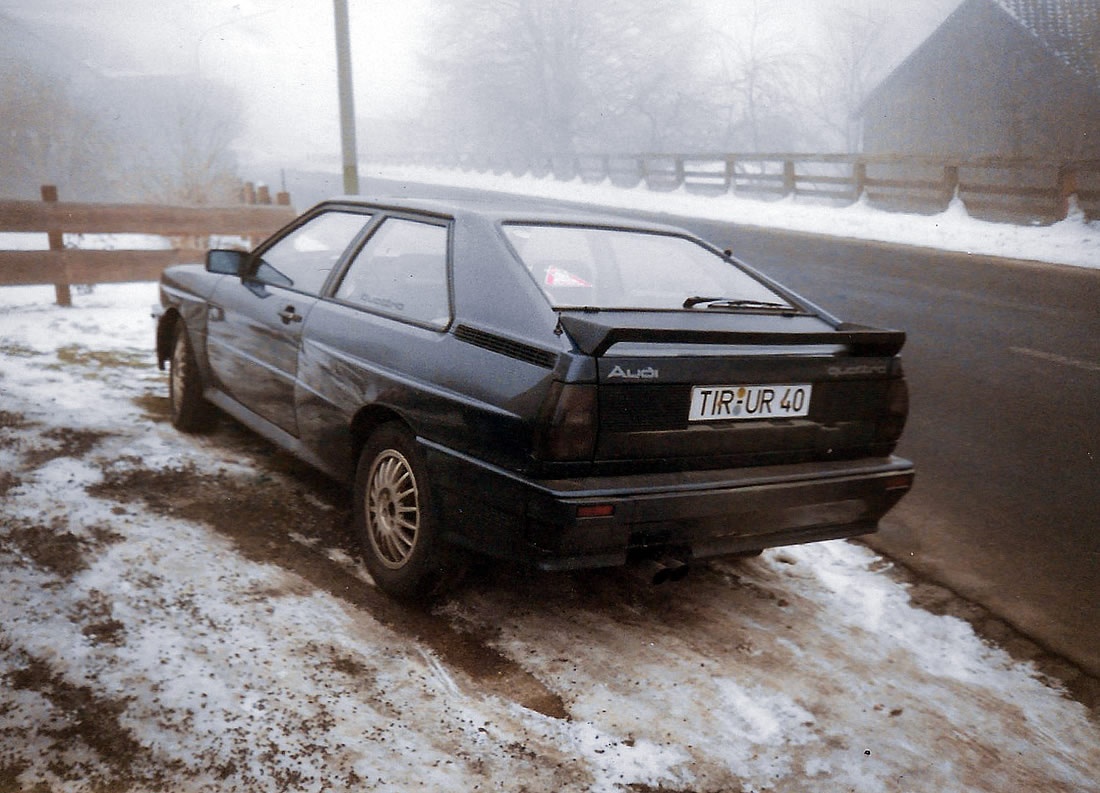 Foto: Thomas Zehrer - Audi Quattro mit dicken Backen... Bild von 1995... 