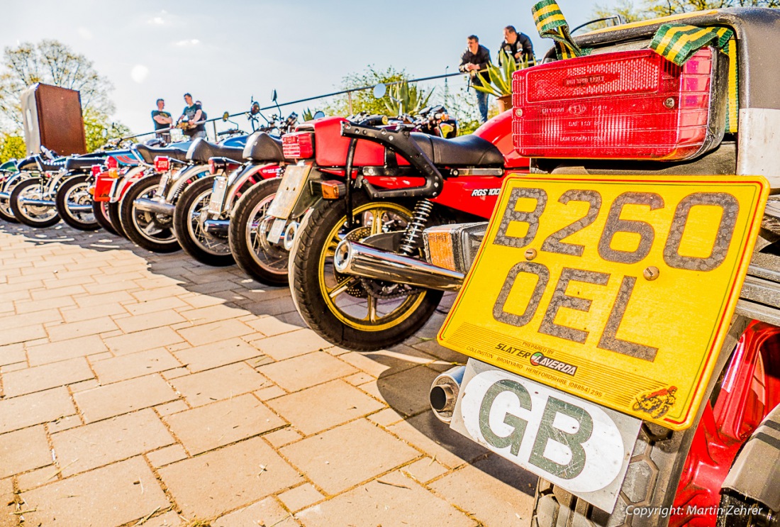 Foto: Martin Zehrer - Besuch aus England...<br />
<br />
Laverda-Treffen in der Lumperer-Hall in Trabitz. Ca. 60 Motorräder der italienischen Marke Laverda trafen sich am Wochenende vom 6. bis zum 8. Ma 