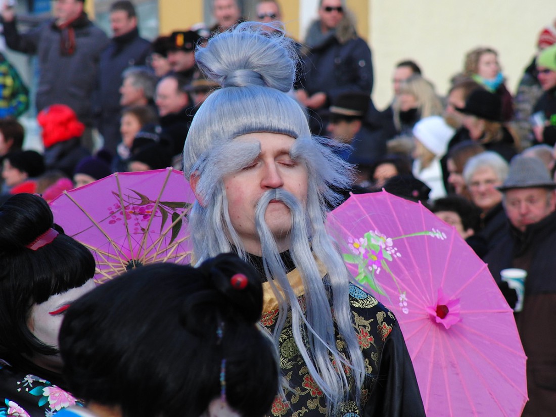 Foto: Martin Zehrer - Entspannung, Entschleunigung, was für ein Gemüt - Einfach mal alles ausblenden und abschalten - Gesehen beim Faschingsumzug in Waldeck :-)<br />
<br />
10. Februar 2013 