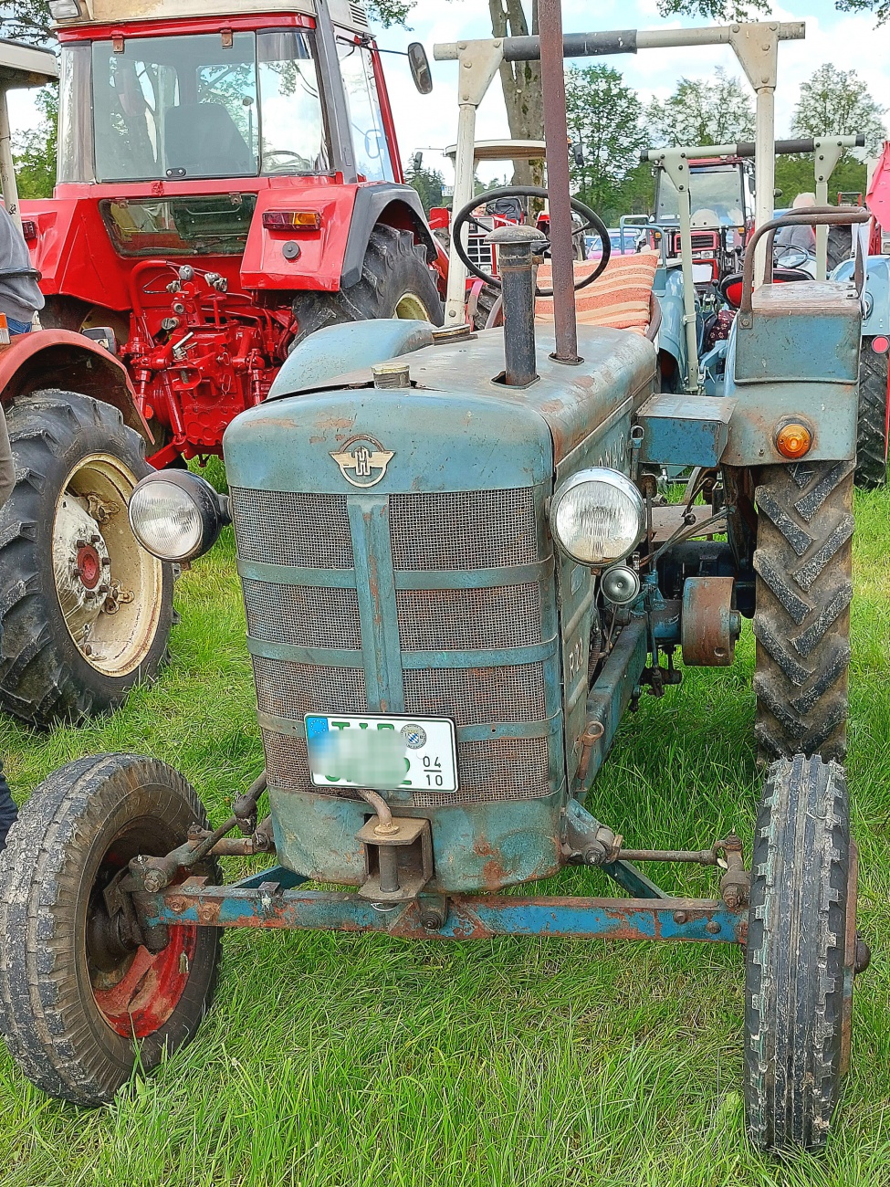 Foto: Martin Zehrer - Ein Hanomag R22 Oldtimer-Schlepper beim Bulldog-Treffen an der Kappl.  