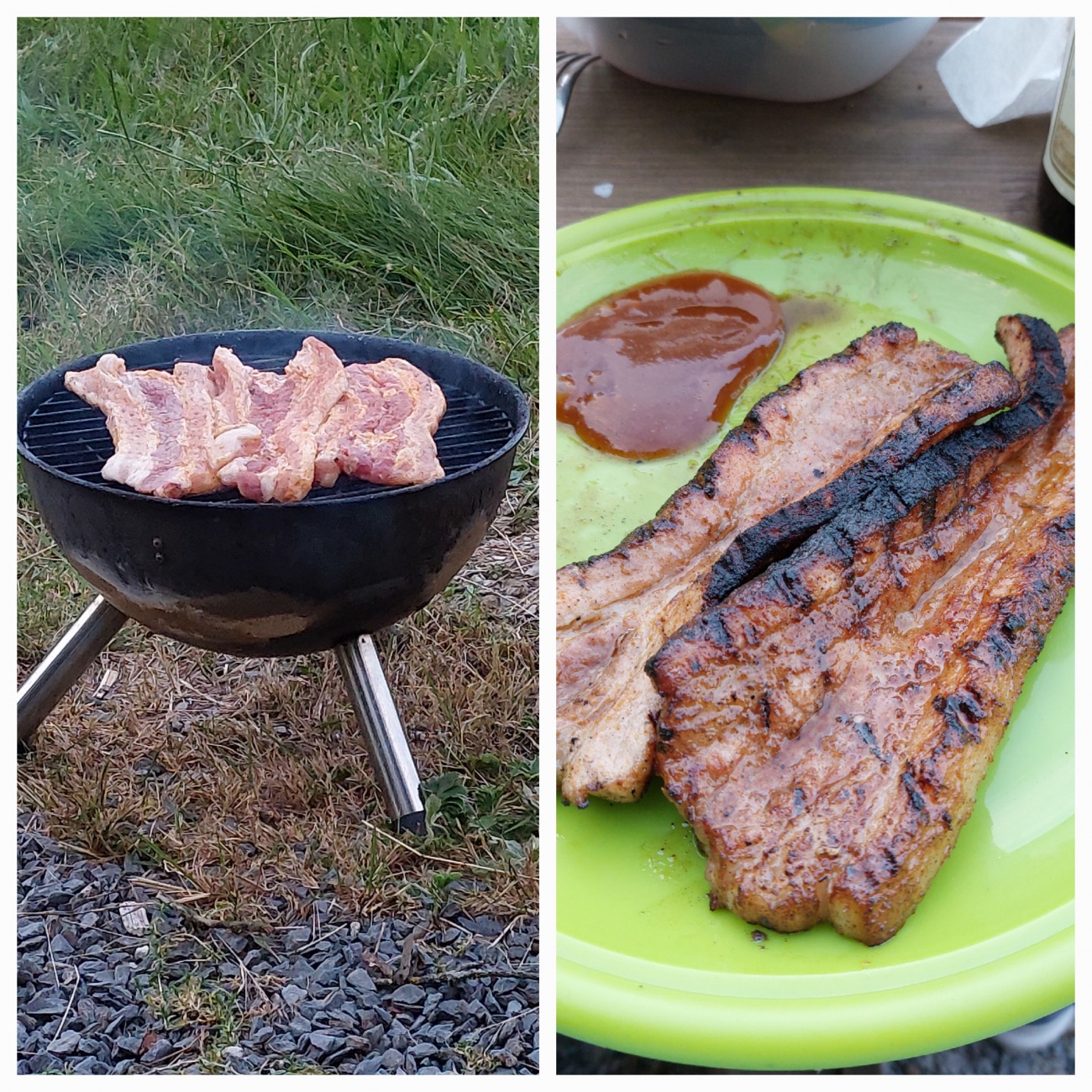 Foto: Martin Zehrer - Grill-Abend auf dem Berg droben.<br />
Das Wetter war heute sehr sommerlich.<br />
Fast durchgehend blauer Himmel.<br />
Die Temperatur lag bei ca.  32 Grad im Maximum. Es wehte ein lei 