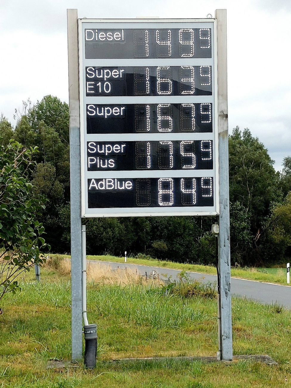 Foto: Martin Zehrer - Tankpreise beim Daubner in Neusorg...<br />
<br />
Diesel für 149,9 Euro <br />
<br />
14. September 2024 - 11:20 Uhr 