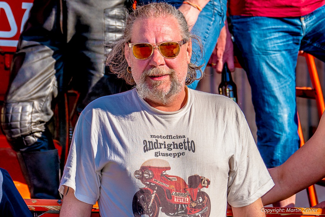 Foto: Martin Zehrer - Laverda-Treffen in der Lumperer-Hall in Trabitz. Ca. 60 Motorräder der italienischen Marke Laverda trafen sich am Wochenende vom 6. bis zum 8. Mai zum gemütlichen Beisamm 