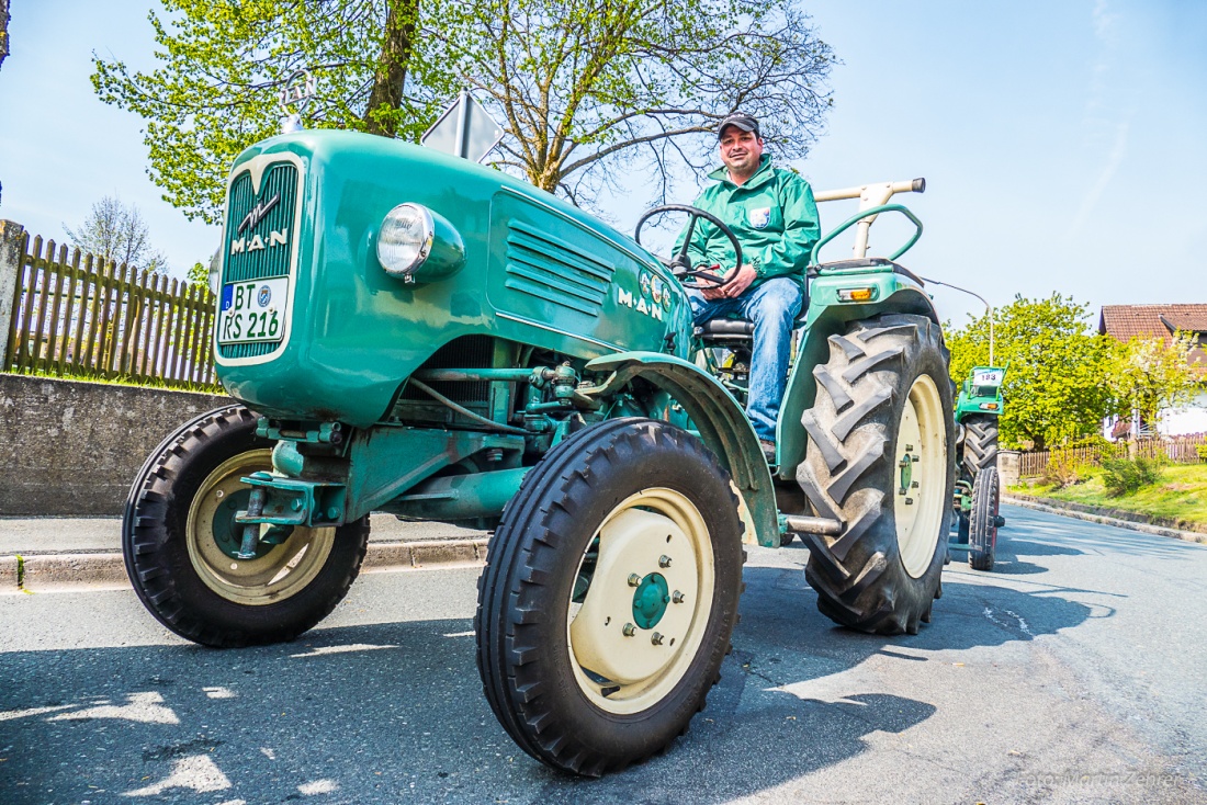 Foto: Martin Zehrer - Ein MAN Traktor, gesehen auf dem Traktortreffen in  Kirchenpingarten.  