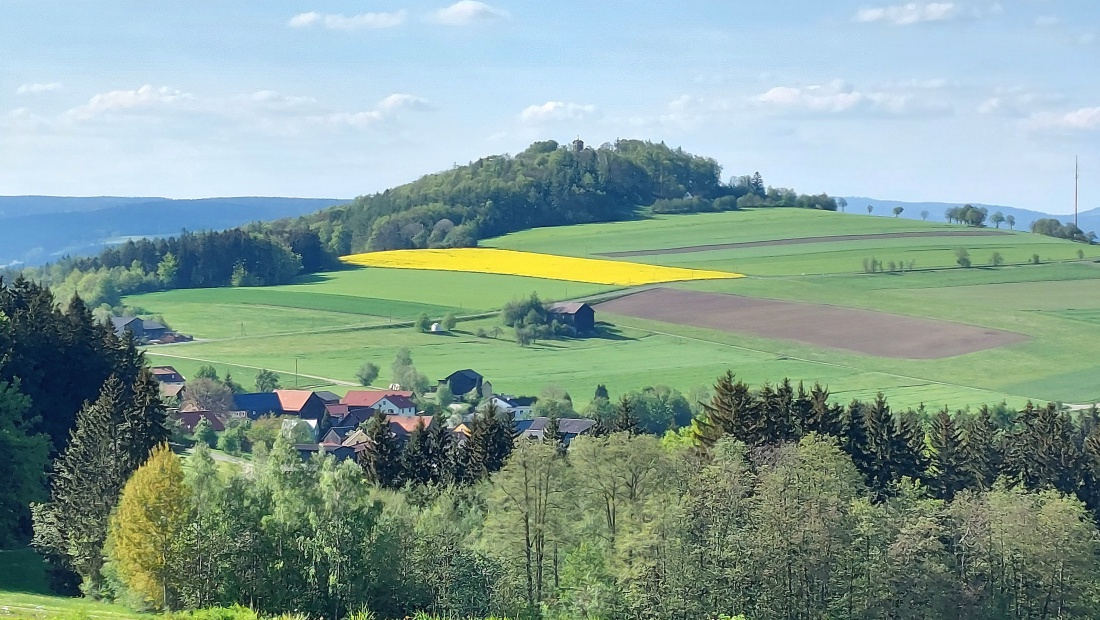 Foto: Martin Zehrer - Der Blick ins Paradies...<br />
<br />
Vom Zissler-Wald rüber zum Armesberg,  die Ortschaft dazwischen ist das berühmte Dorf Godas... 