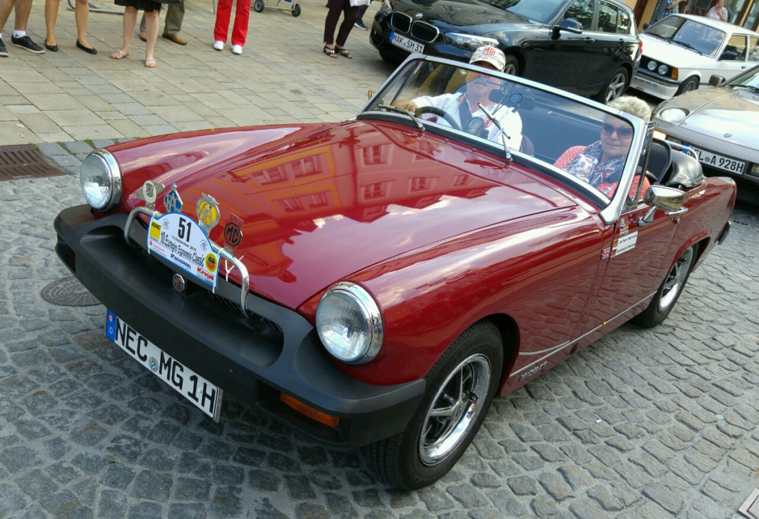 Foto: Martin Zehrer - Ein wunderschöner MG - gesehen in Marktredwitz bei der Oldtimer-Rundfahrt 