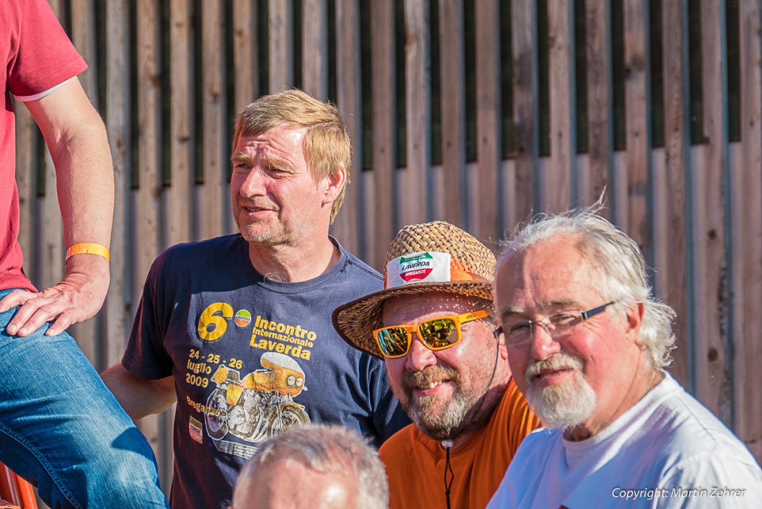 Foto: Martin Zehrer - Laverda-Treffen in der Lumperer-Hall in Trabitz. Ca. 60 Motorräder der italienischen Marke Laverda trafen sich am Wochenende vom 6. bis zum 8. Mai zum gemütlichen Beisamm 