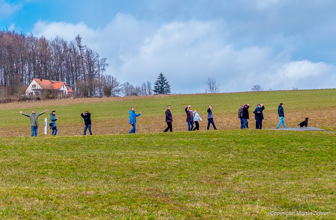 Foto: Martin Zehrer - Oster-Wanderung von Godas aus zum Gasthaus Fröhler in Erdenweis.<br />
<br />
Mei war des goud ;-) 