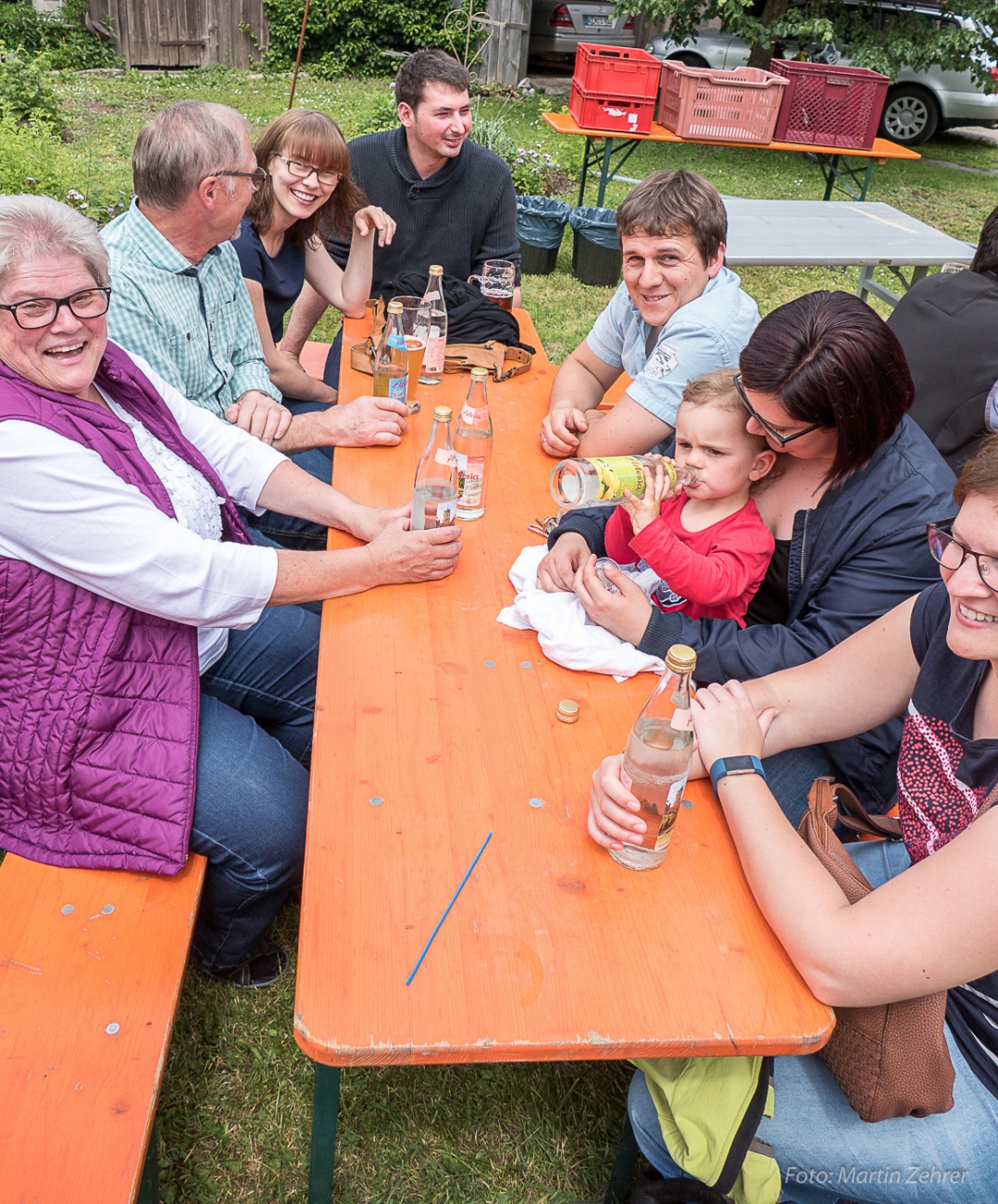 Foto: Martin Zehrer - Lustige Menschen... Beim Mühlentag auf der Schustermühle in Eisersdorf... 