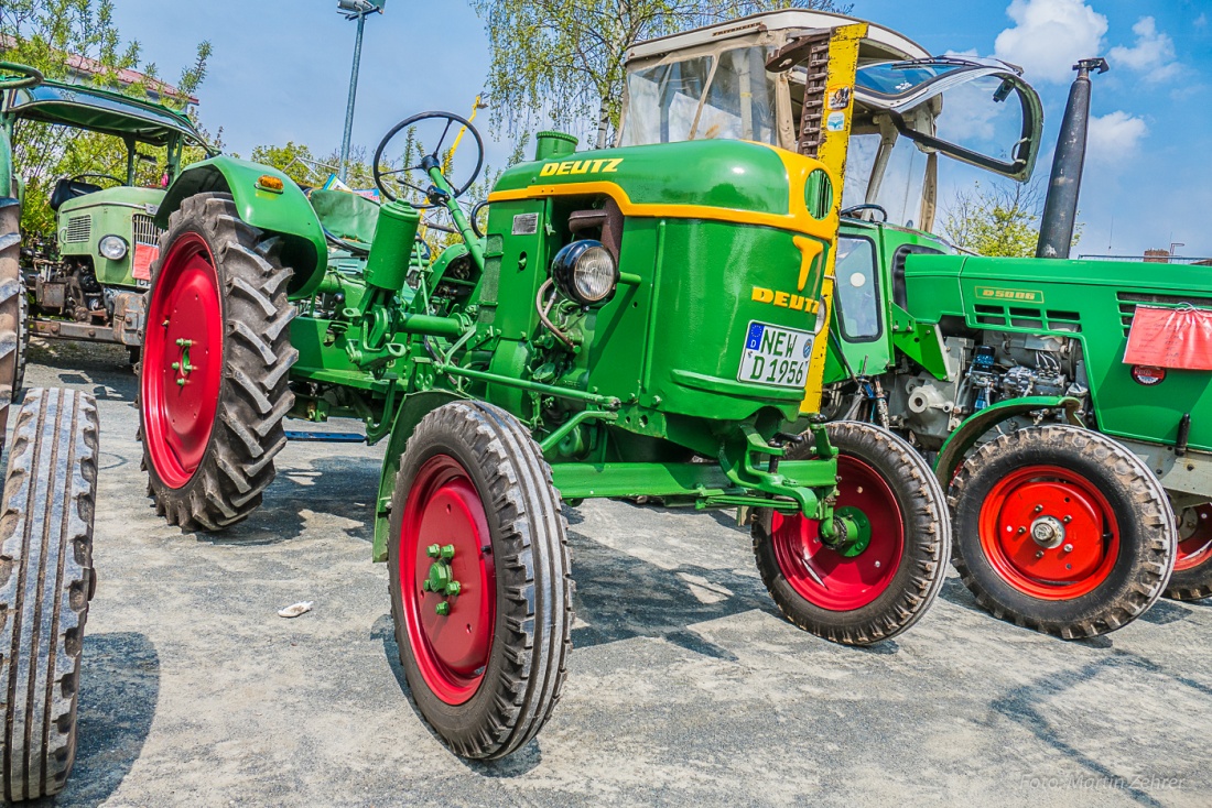 Foto: Martin Zehrer - Ein Deutz-Oldtimer-Schlepper, gesehen auf dem Bulldogtreffen von Kirchenpingarten... 