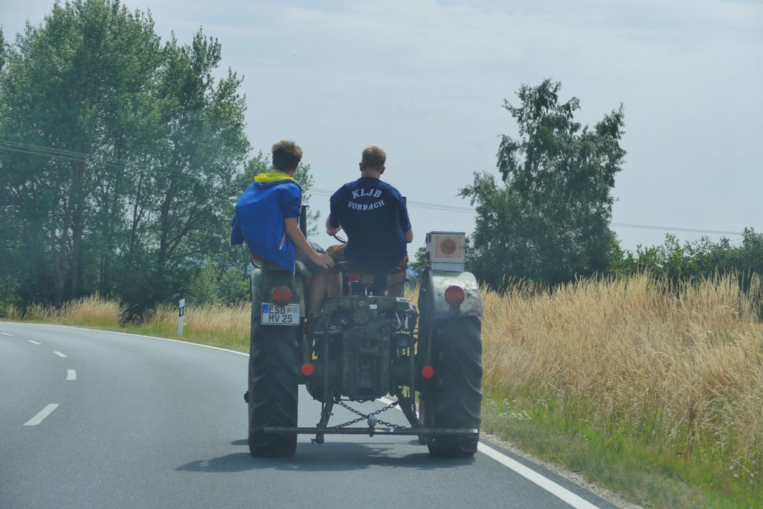 Foto: Martin Zehrer - Nach Hause... kommen vom Oberwappenöster Bulldogtreffen 