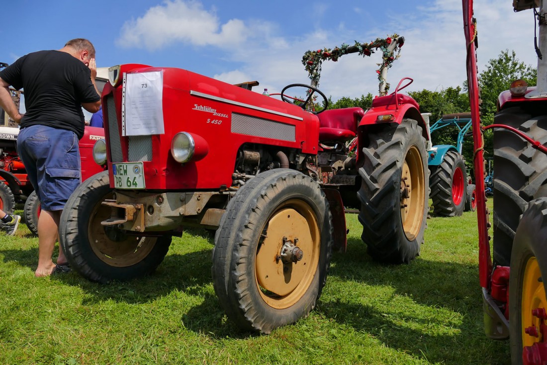 Foto: Martin Zehrer - EIn Schlüter S450 auf dem Oberwappenöster Bulldogtreffen. Ein wunderschöner Schlepper... 