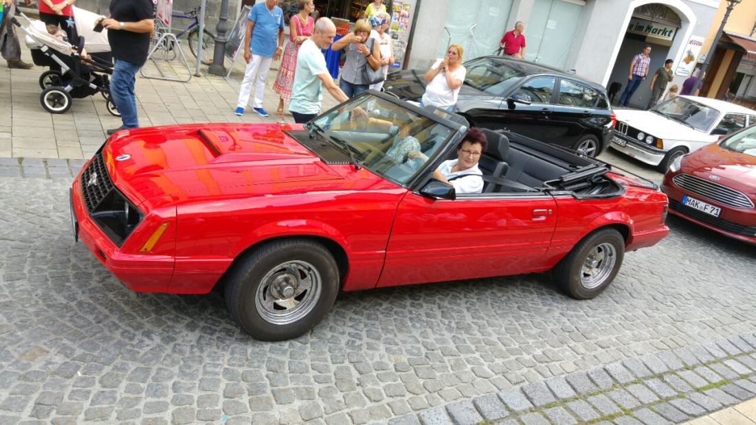 Foto: Martin Zehrer - Ein Mustang beim Oldtimertreffen in Marktredwitz 